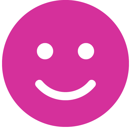 pink smiley emoji